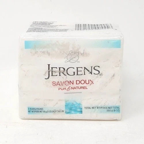 Jergens Mild Soap, 3 Bars/pk, 3 Total Bars, Sodium Tallowate 3oz EA