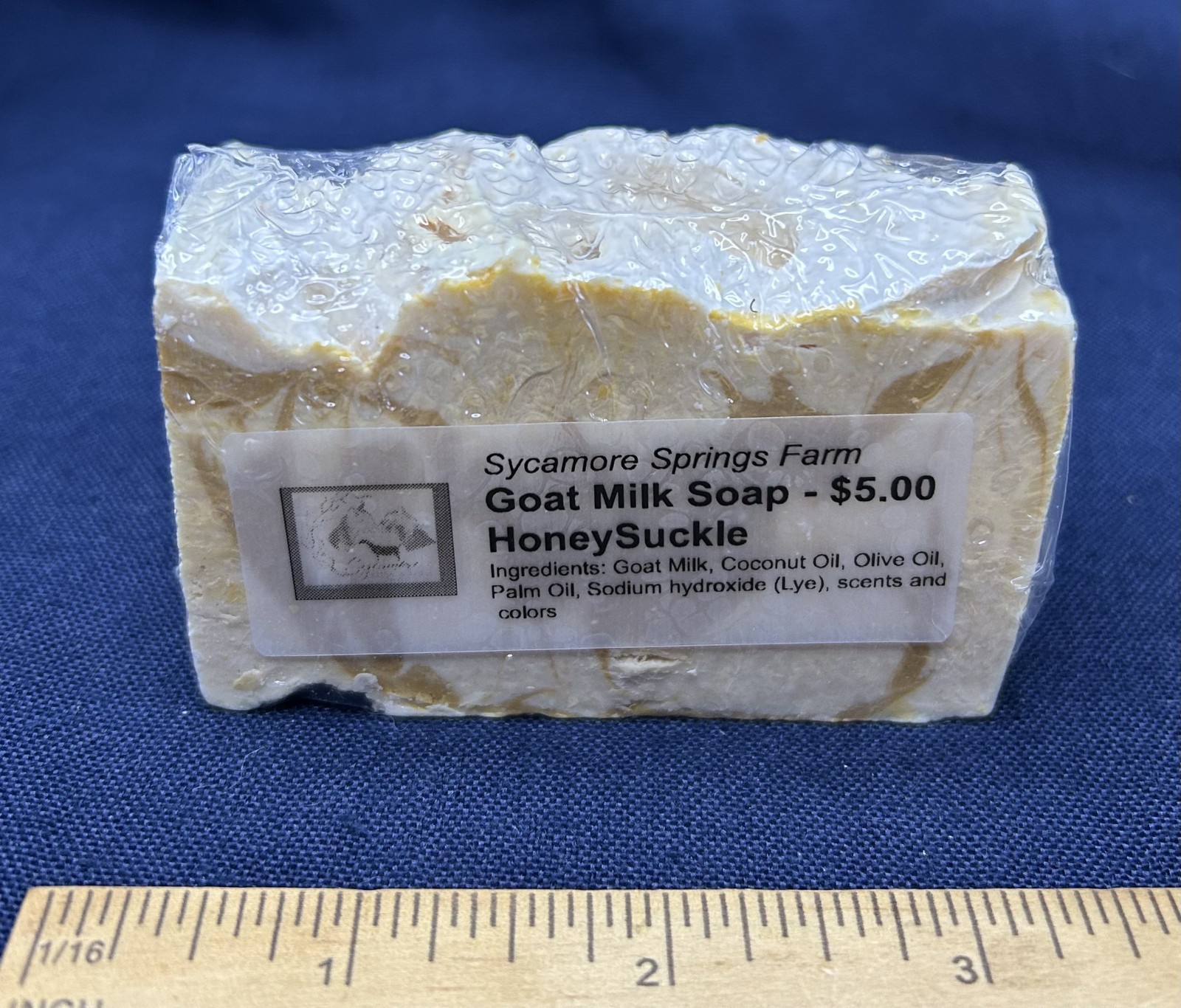 Goat Milk Soap, HoneySuckle by Sycamore Springs Farm