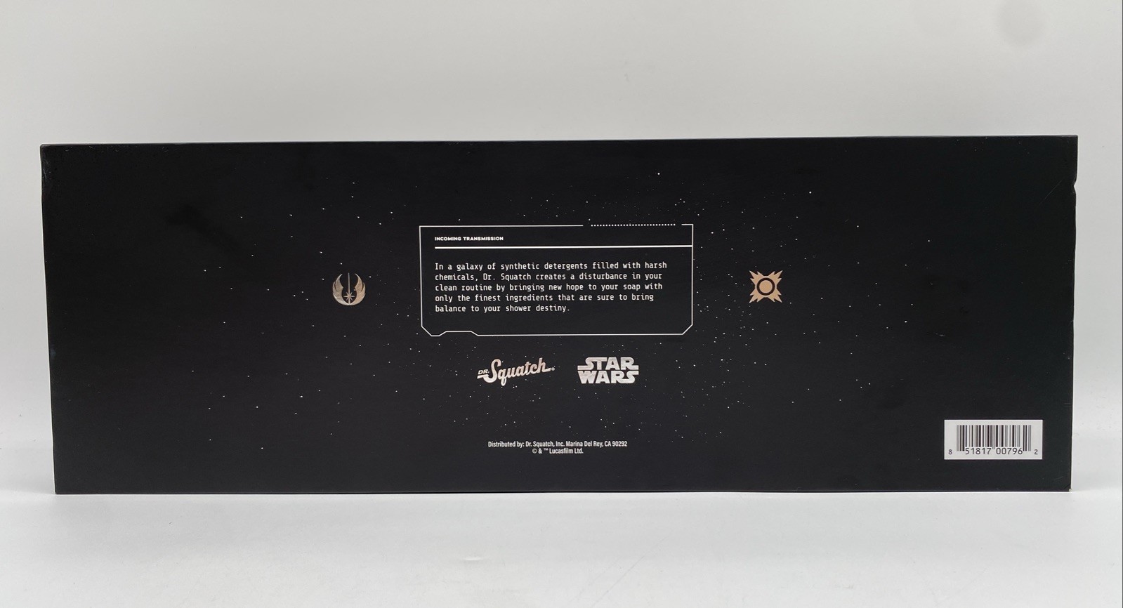 Dr. Squatch STAR WARS Soap in Collectors Box Four 5 Oz Soaps Limited Ed, Disney