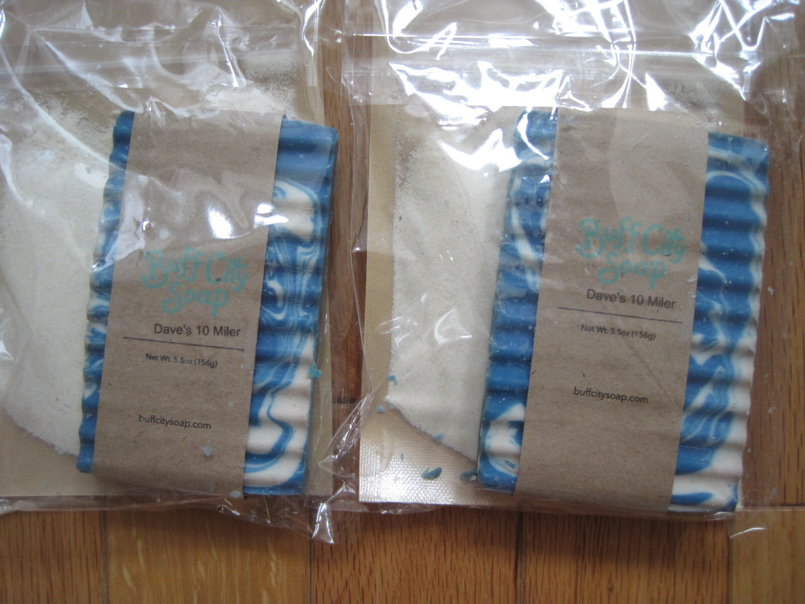 Buff City Soap – 2.22 & 3.06 oz Bars & 2 Single Laundry Soap in DAVE’S 10 MILER