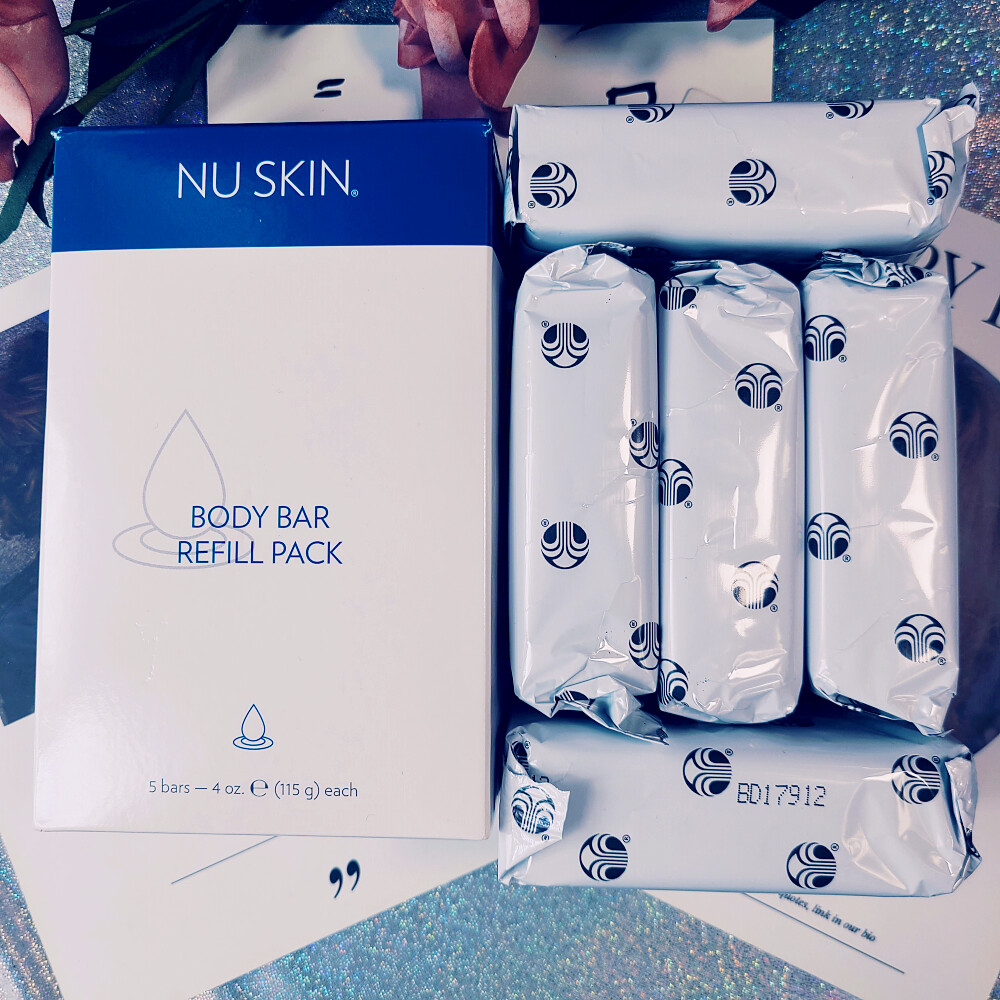 Nu Skin Nuskin body bar refill pack contains 5 bars #167