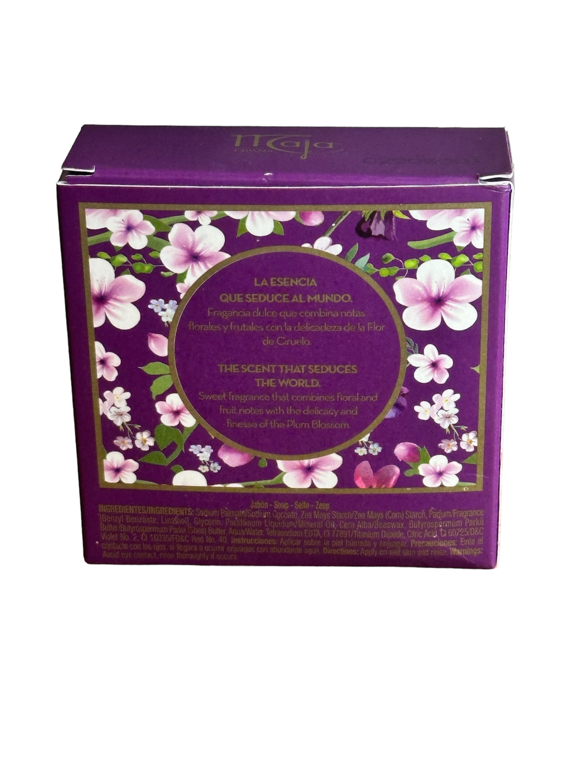 Maja Flor de Ciruelo Perfumed Plum Blossom Bath Soap 3.5 oz
