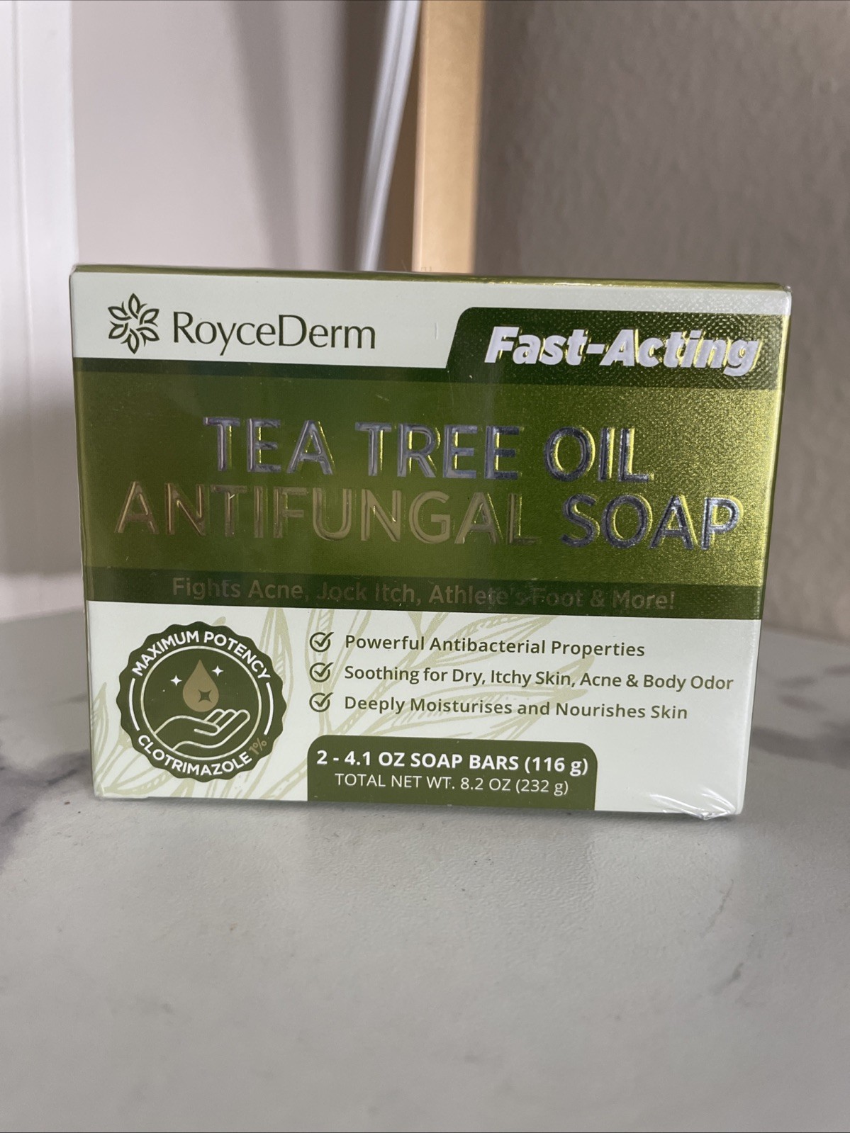 Roycederm Antifungal Antibacterial Tea Tree Soap: Antifungal Antibacterial Treat