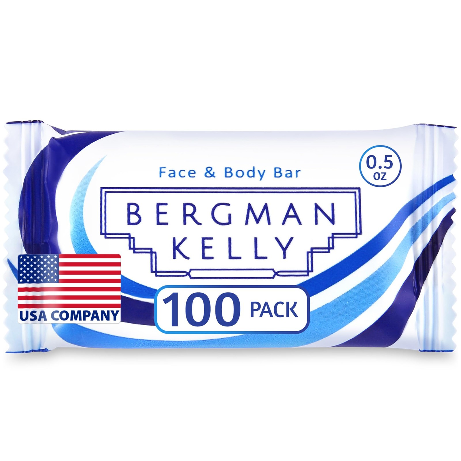 Bergman Kelly White Tea Guest Soap Bars 0.5 oz 100 Pack