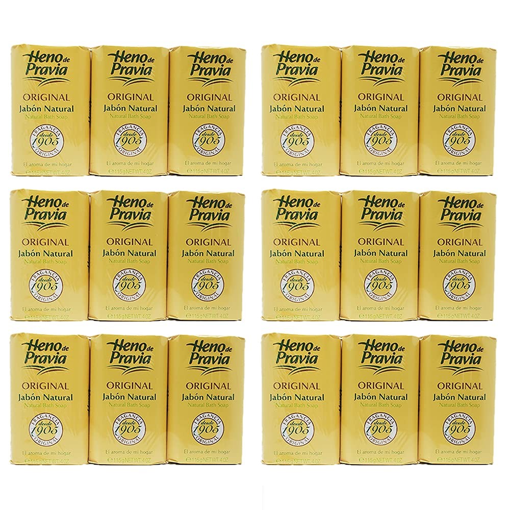 Natural Bath Soap for Soft Skin – 18 Bars of Gentle Cleansing