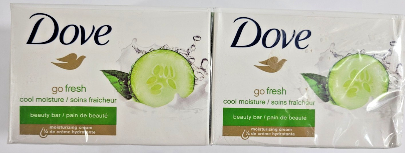 Dove Go Fresh Cool Moisture with Cucumber & Green Tea Fragrance 4oz bars 6 pk