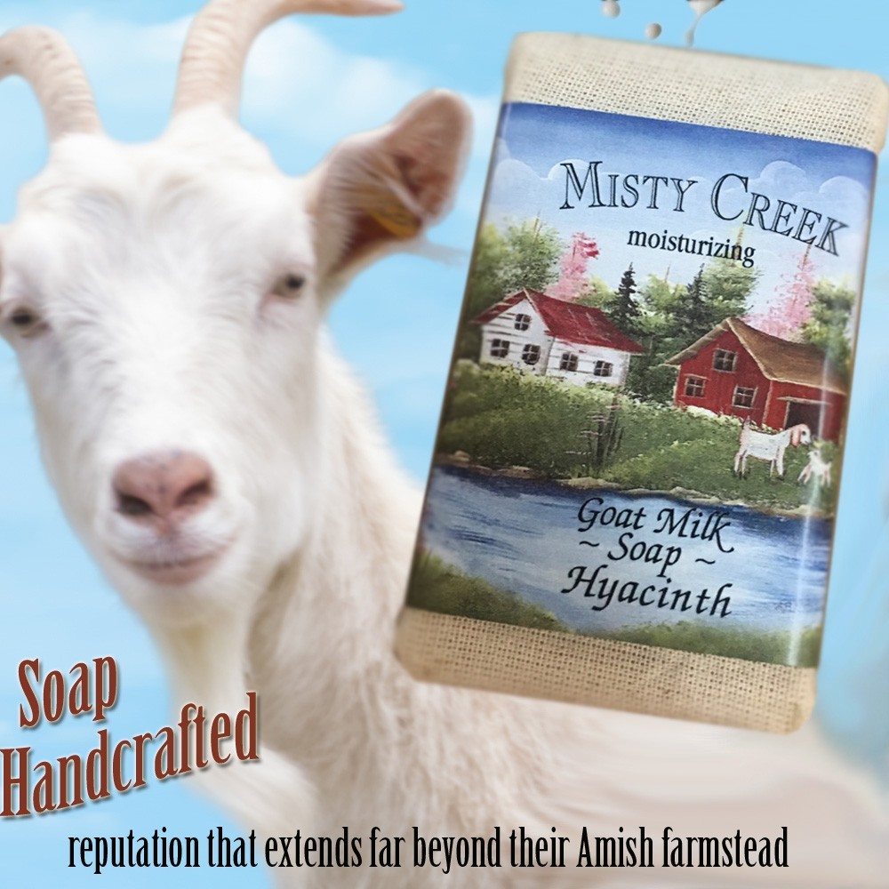 Goat Milk ~3oz Soap Bar Original Handmade Amish Farmstead for Face & Body