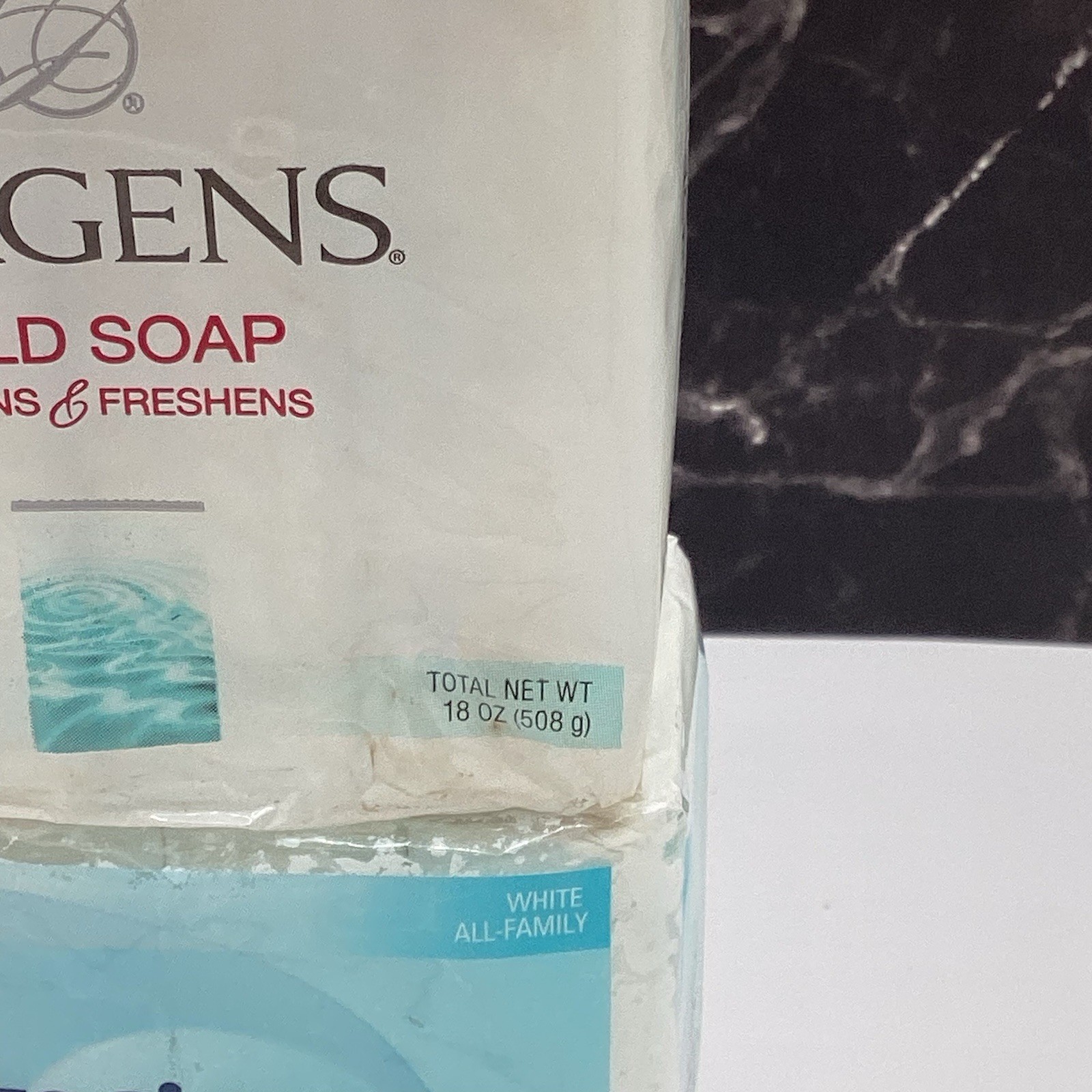 Jergens Mild Soap 4.5oz Bars – 2 Packs of 4 Bars DISCOLORED