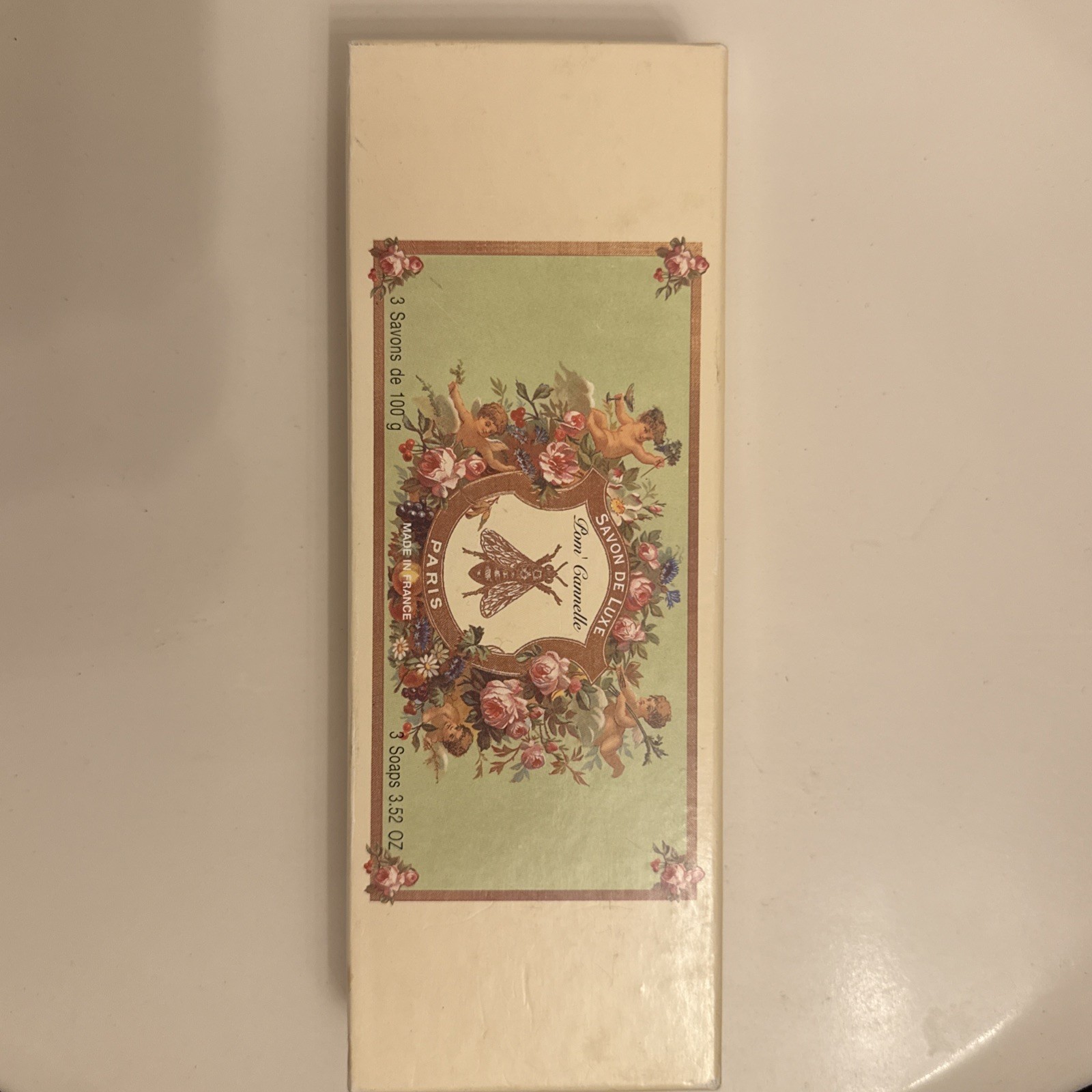 NEW Savon de Luxe Pom Cannelle Paris Passion Bar Soaps 3 Piece Set