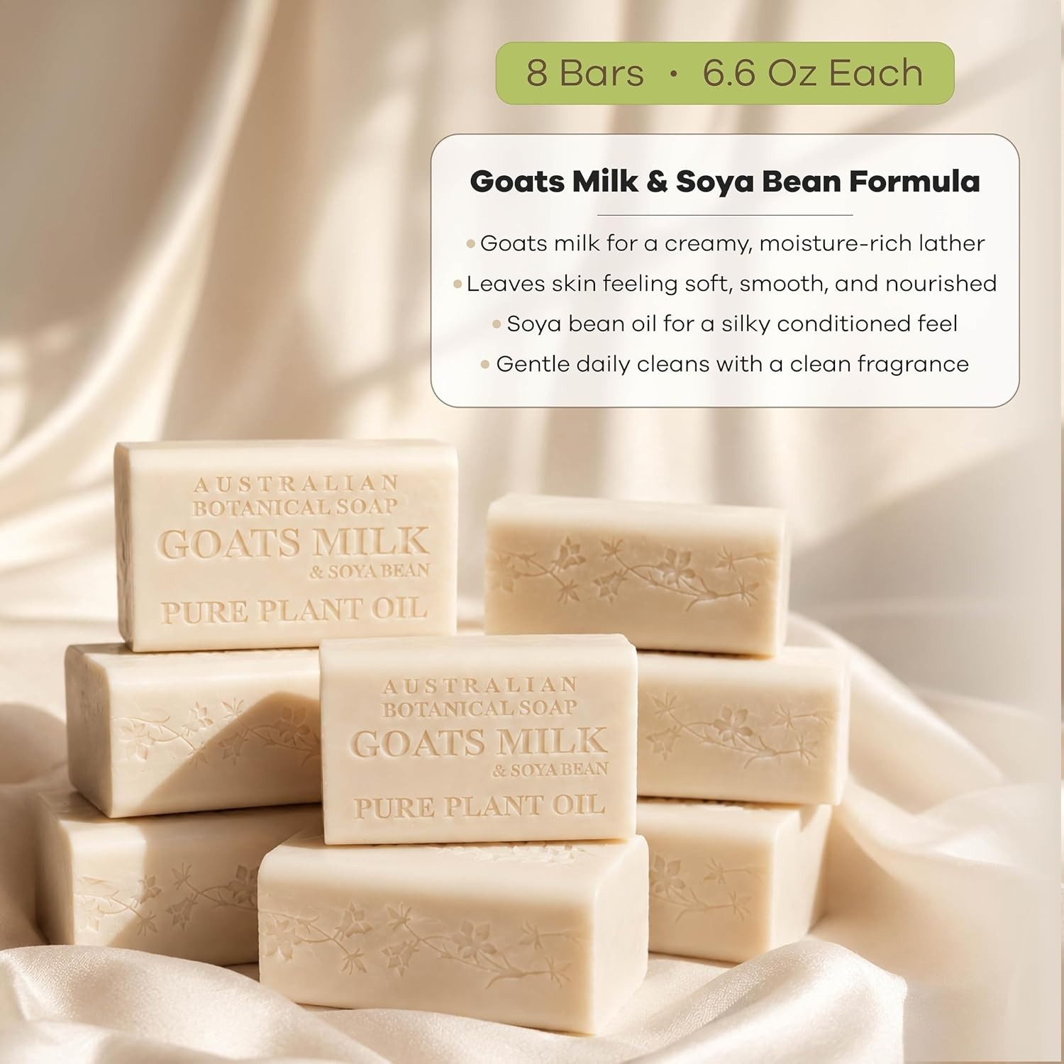 Moisturizing Goat Milk Soap with Soya Bean Oil