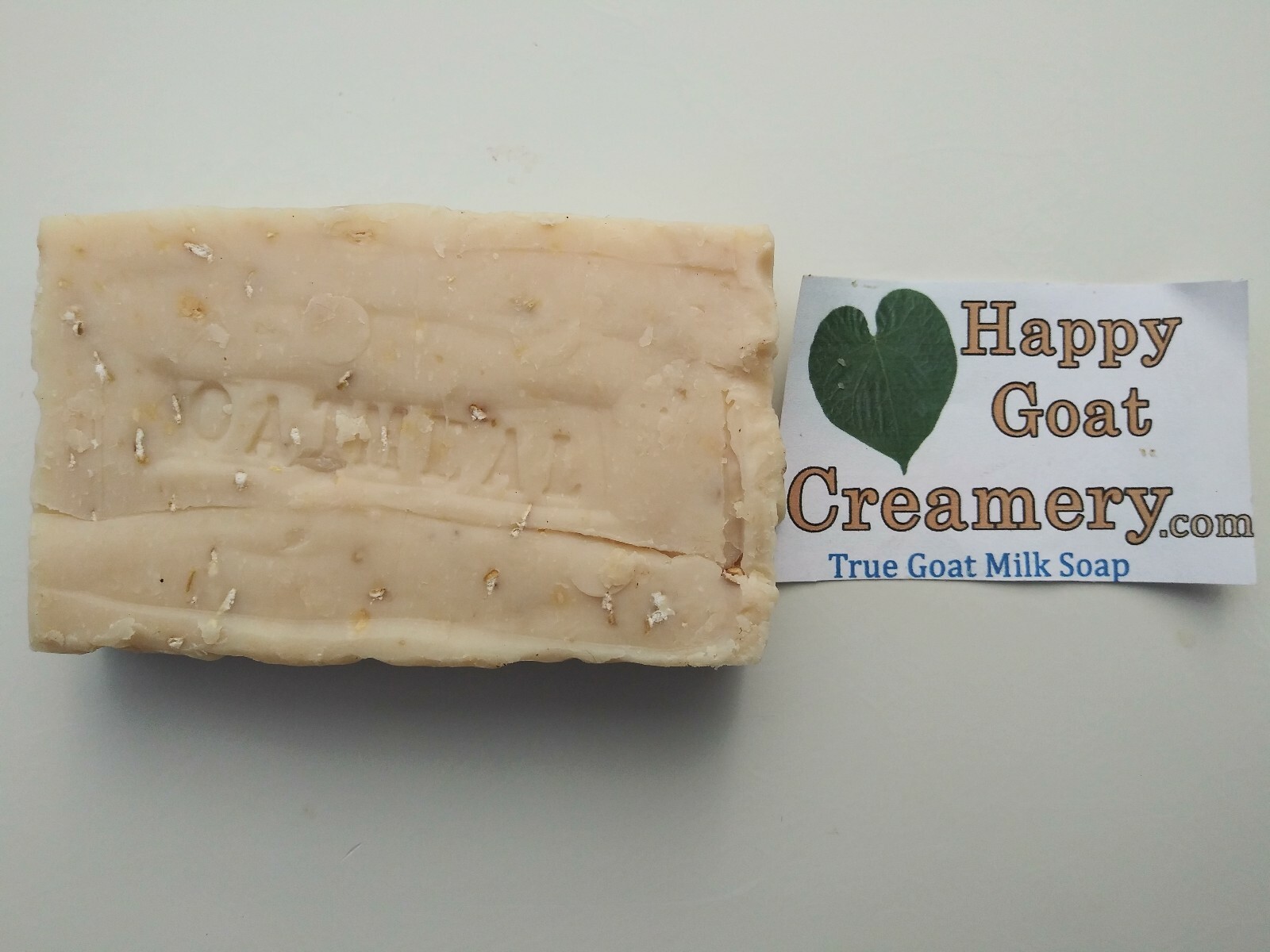 5 BARS CINNAMON OATMEAL HONEY GOAT MILK SOAP HAPPY GOAT CREAMERY CHEAP BEST