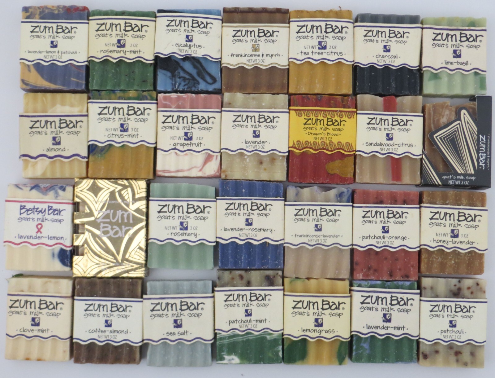 Indigo Wild Zum Bar Goat’s Milk Soap 3 Ounce Scented Bars New Ships To You Daily