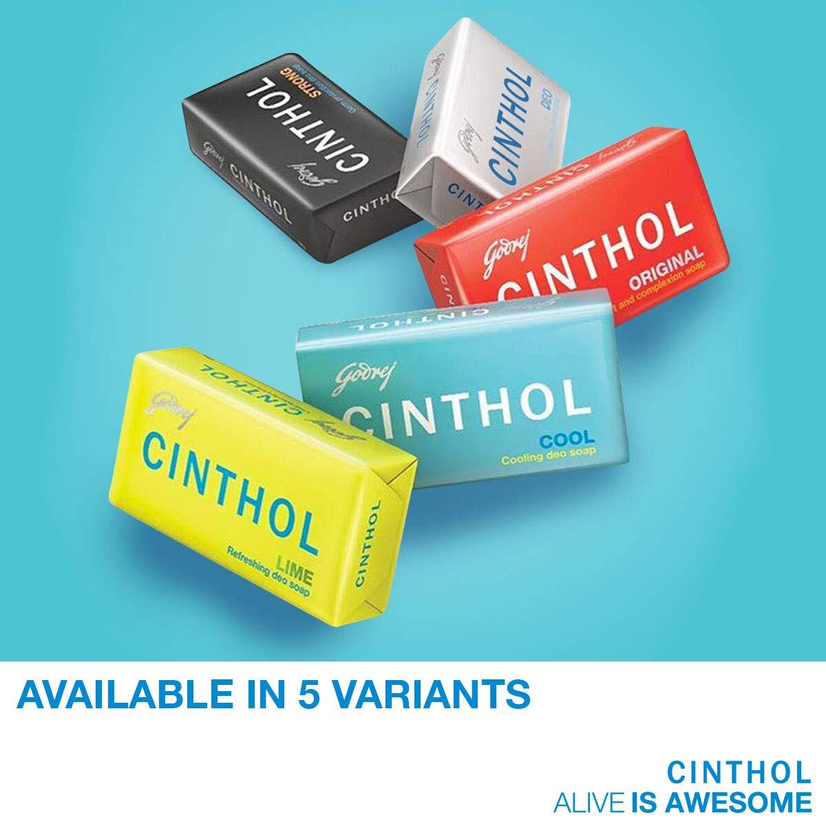 Godrej Cinthol COOL Bath Soap – Menthol + Active Deo Fragrance -75 G- Free Ship