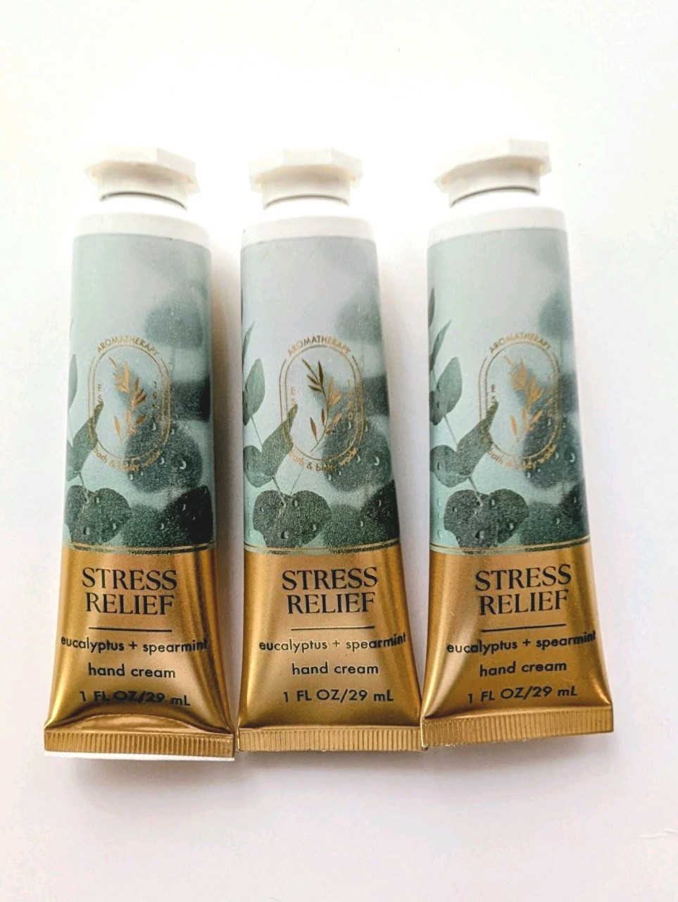 Bath & Body Works Eucalyptus & Spearmint Hand Cream Set Of 3- 1 OZ – 2026