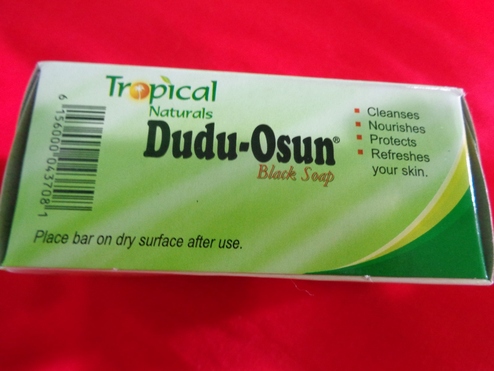 Tropical naturals ORIGINAL DUDU OSUN AFRICAN BLACK SOAP BARS 2 150g