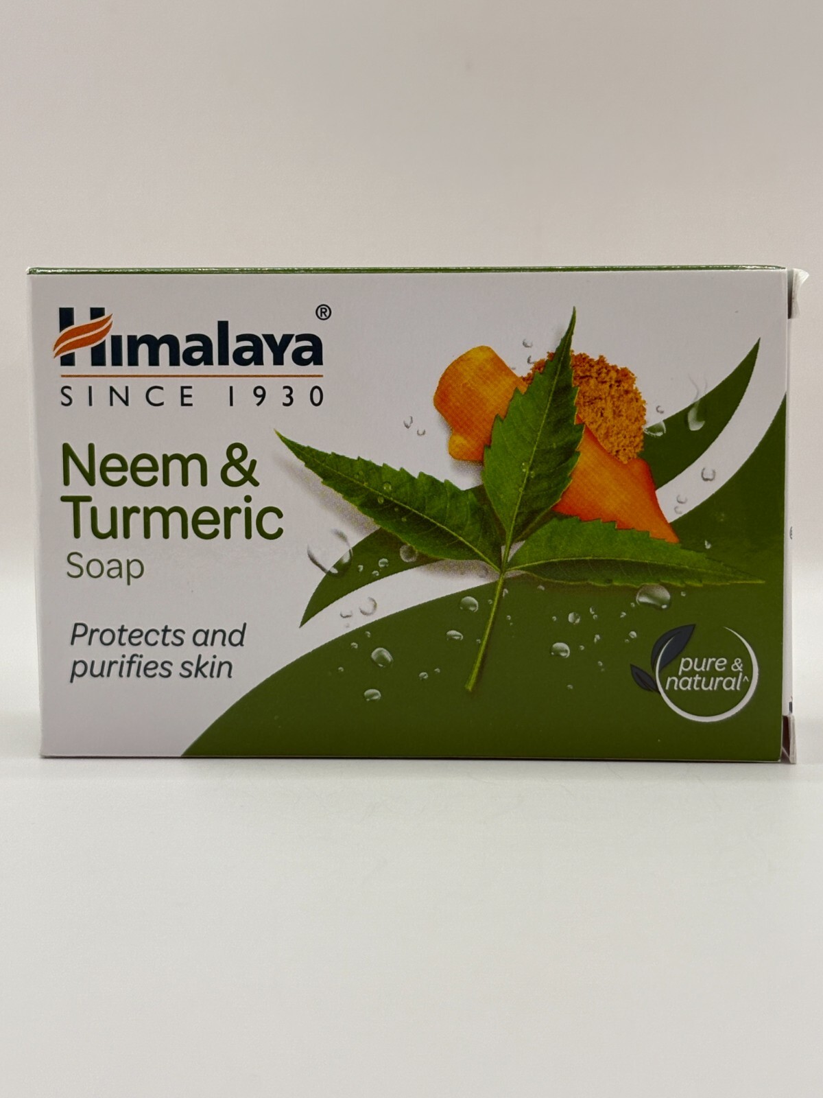 Himalaya Neem & Turmeric Soap 125g – Pack of 4, Natural Skin Care, Free Shipping