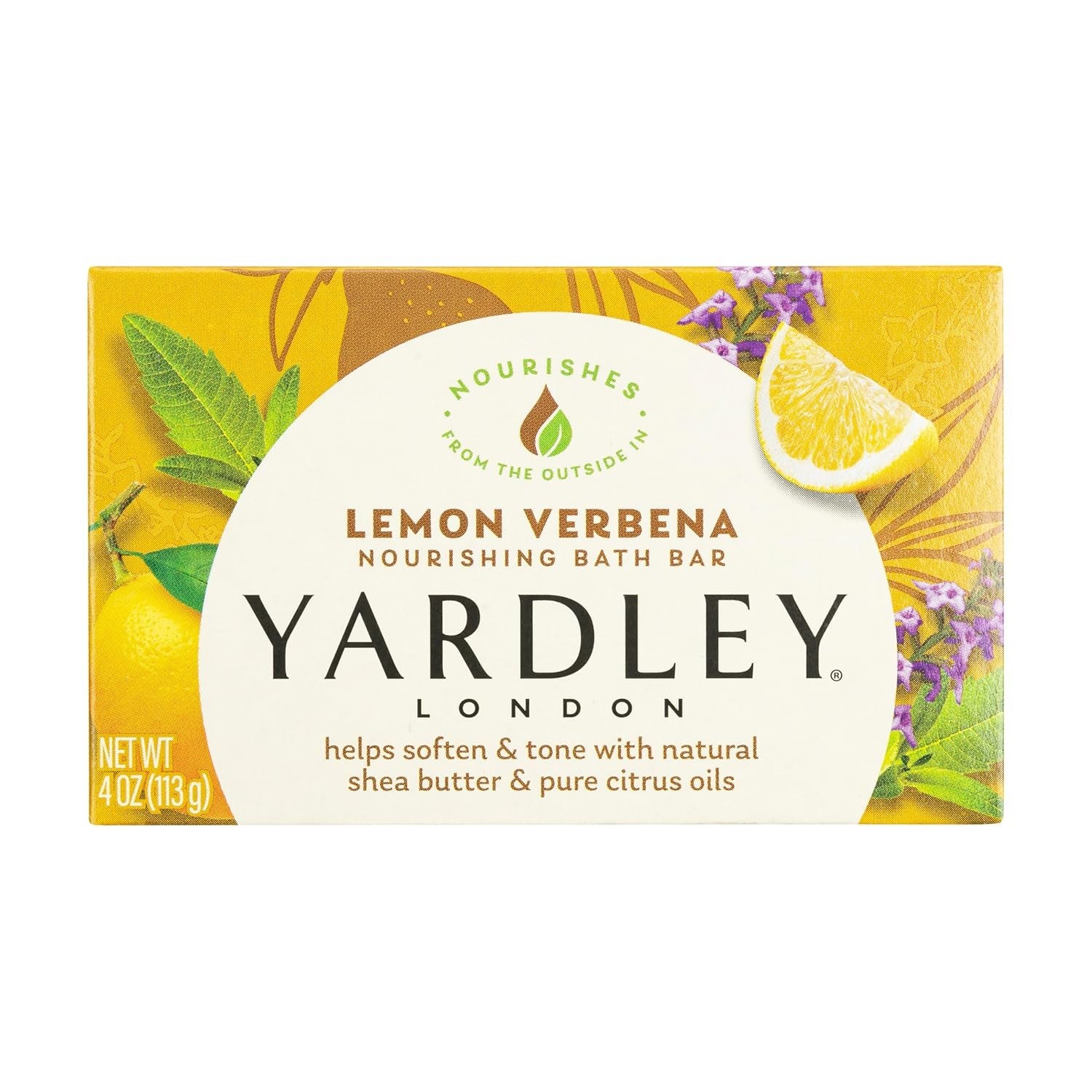 Lemon Verbena Shea Butter Bath Bar 4oz – Naturally Moisturizing Luxury Soap