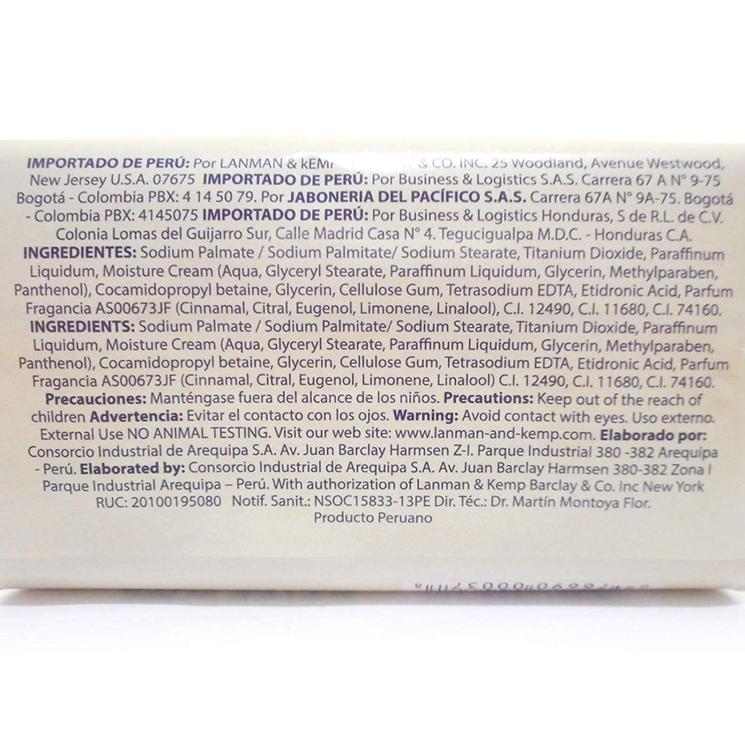 Florida Water Bar Soap 3.3 oz Ounce (Pack of 1)