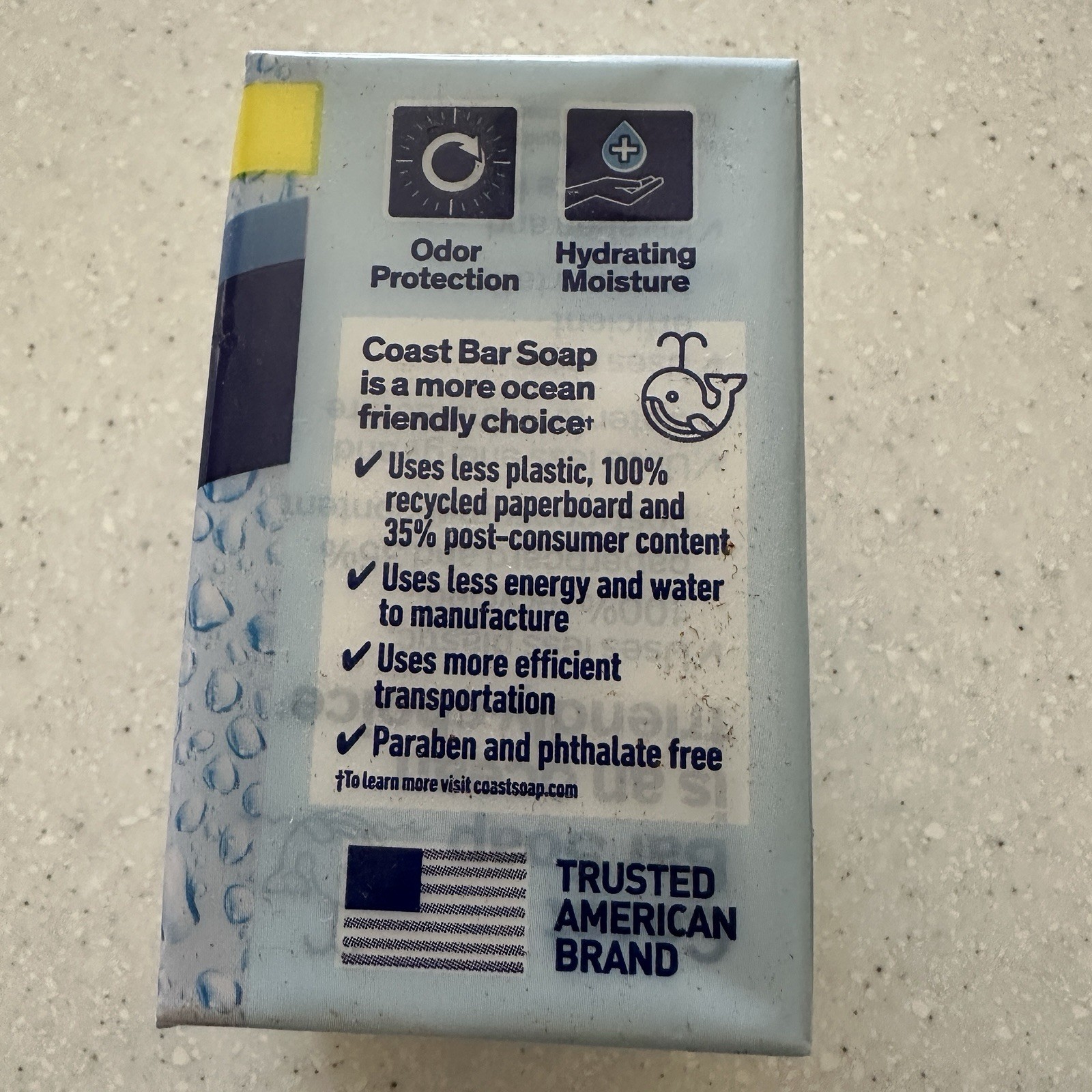 Coast Deodorant Soap Bar Fresh Scent Pack of 2 Original Eye Opener 4.12 oz Each