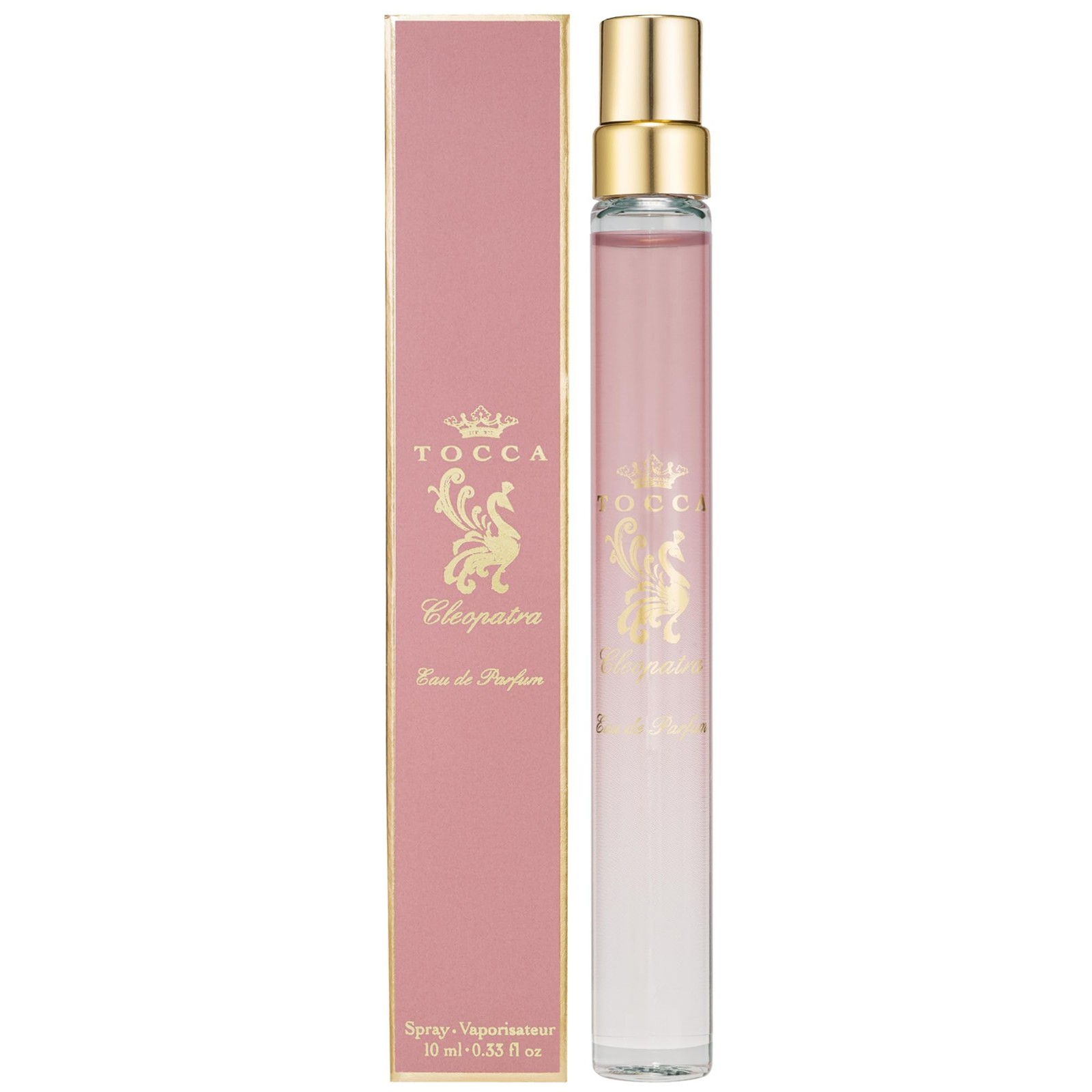 Tocca Cleopatra Women’s Perfume Travel Spray, 0.34 oz (10 ml) – Warm Floral, Gra