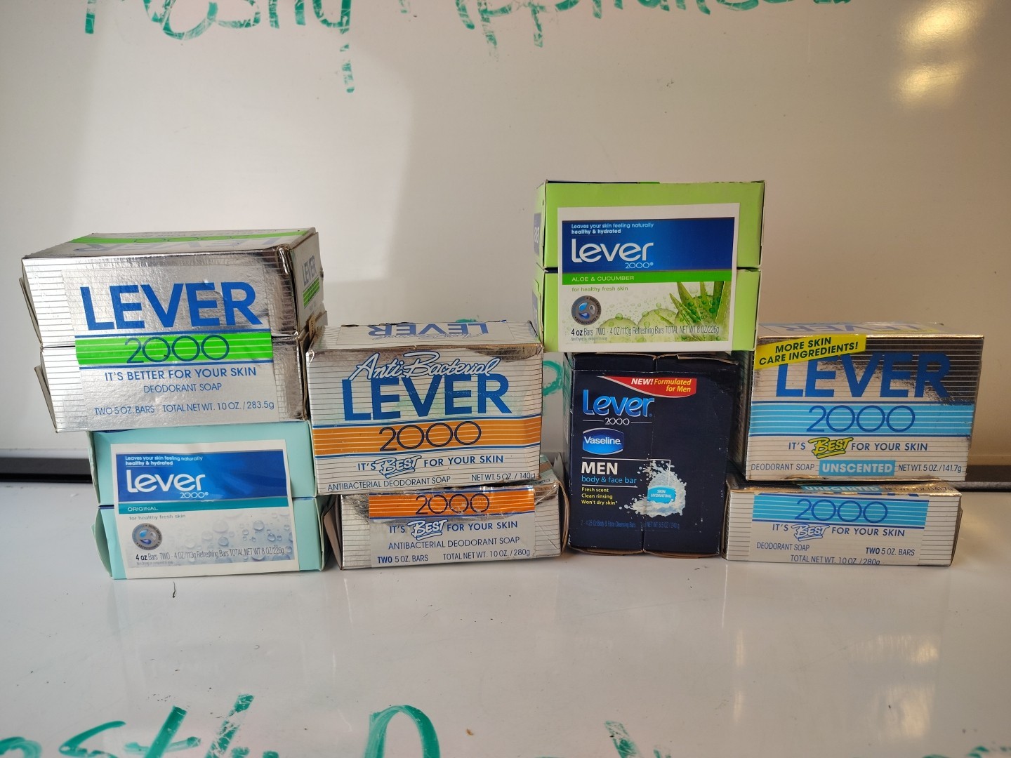 Discounted Lever 2000 Aloe Cucumber – Vaseline – Original- Unscented – Bar Soap