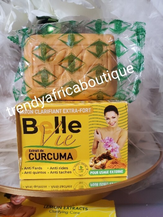 X 1 Soap. Belle Vie Turmeric Extracts Soap. Anti Dark Spots & Knuckles 225g X 1