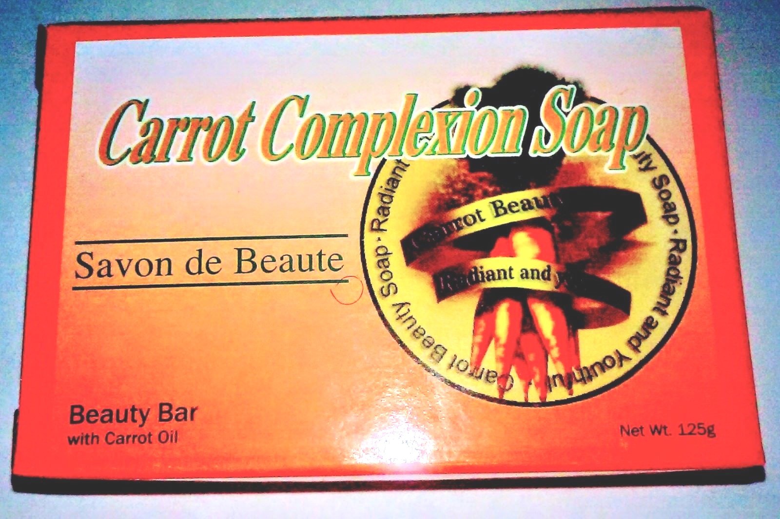 Carrot Complexion Soap 6 Packs | Natural Cleansing Bars