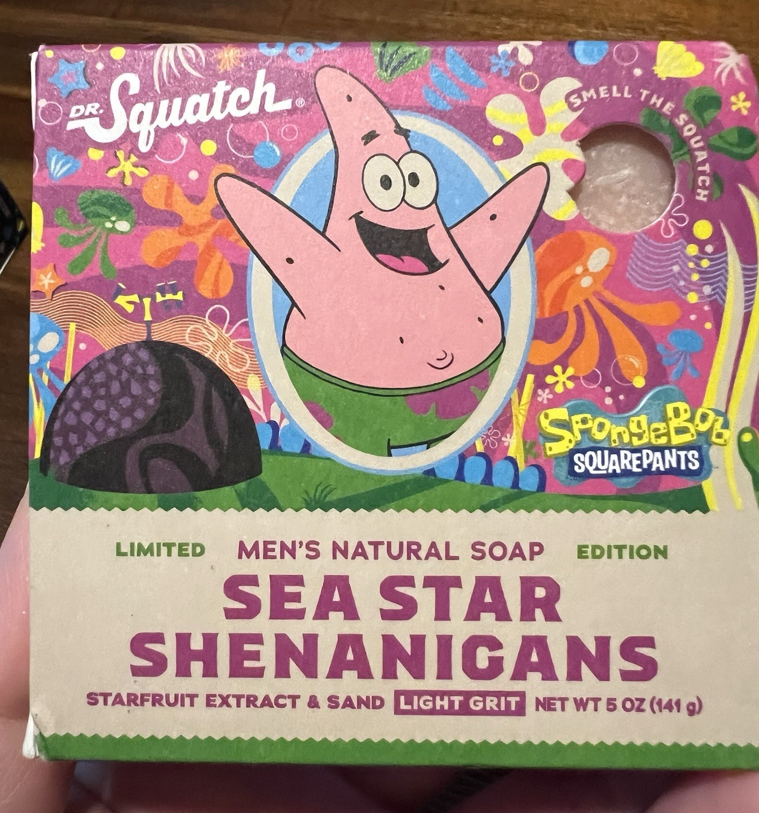 Dr. Squatch SPONGEBOB SQUAREPANTS & PATRICK Limited Edition Natural Soap Bar SET