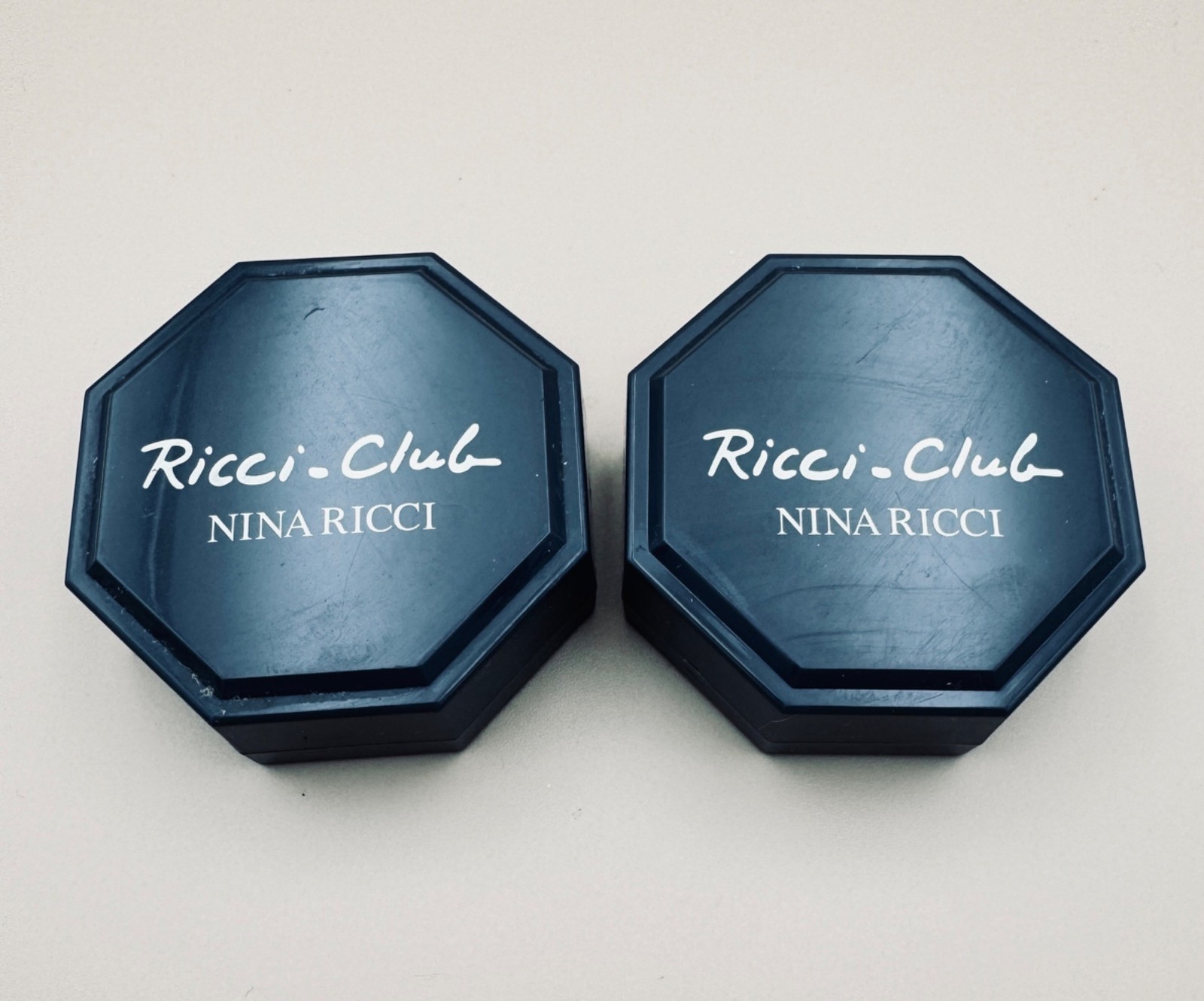 2 Nina Ricci Ricci Club Soap w/ Case VTG 1980s Discontinued Italy UNUSED