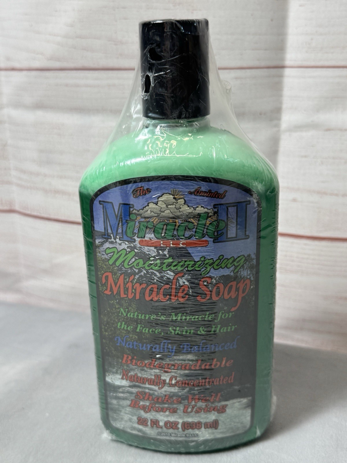 Miracle II Moisturizing Soap 22 Oz Natural Skin Cleaning Agent