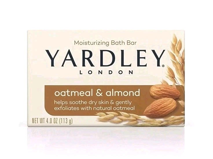 § YARDLEY LONDON (2-BARS) 4.0 Oz. 🟤🫧 ●OATMEAL & ALMOND● 🫧 ≈NOURISHING≈ Bars.