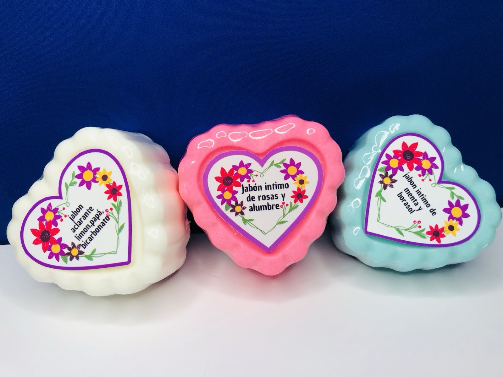 Handmade Natural Intimate & Whitening Soap Set (3 Pcs)