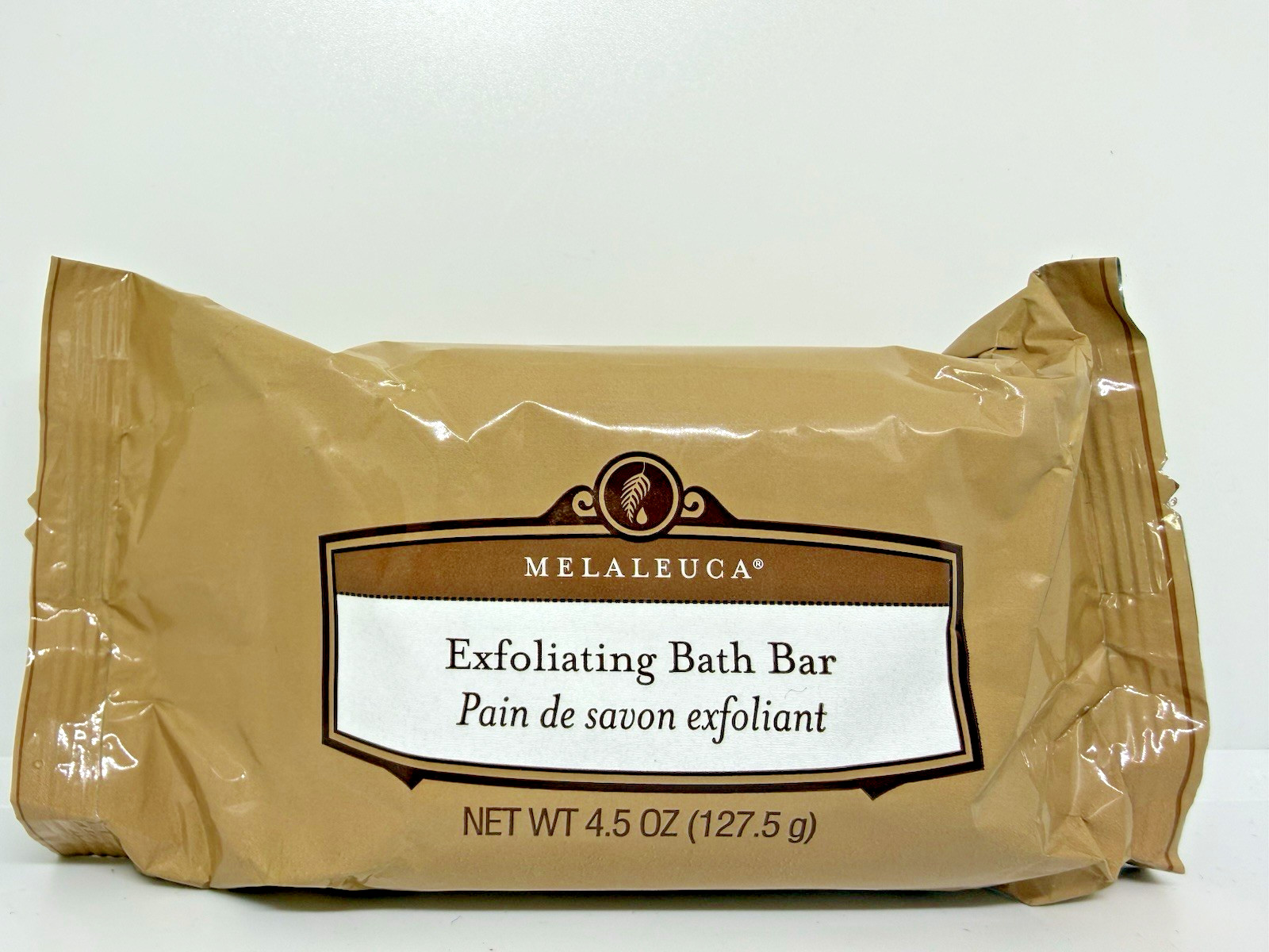 2 Melaleuca Exfoliating Bath Bar Soap 4.5 Oz Gentle Body Cleanser New Sealed