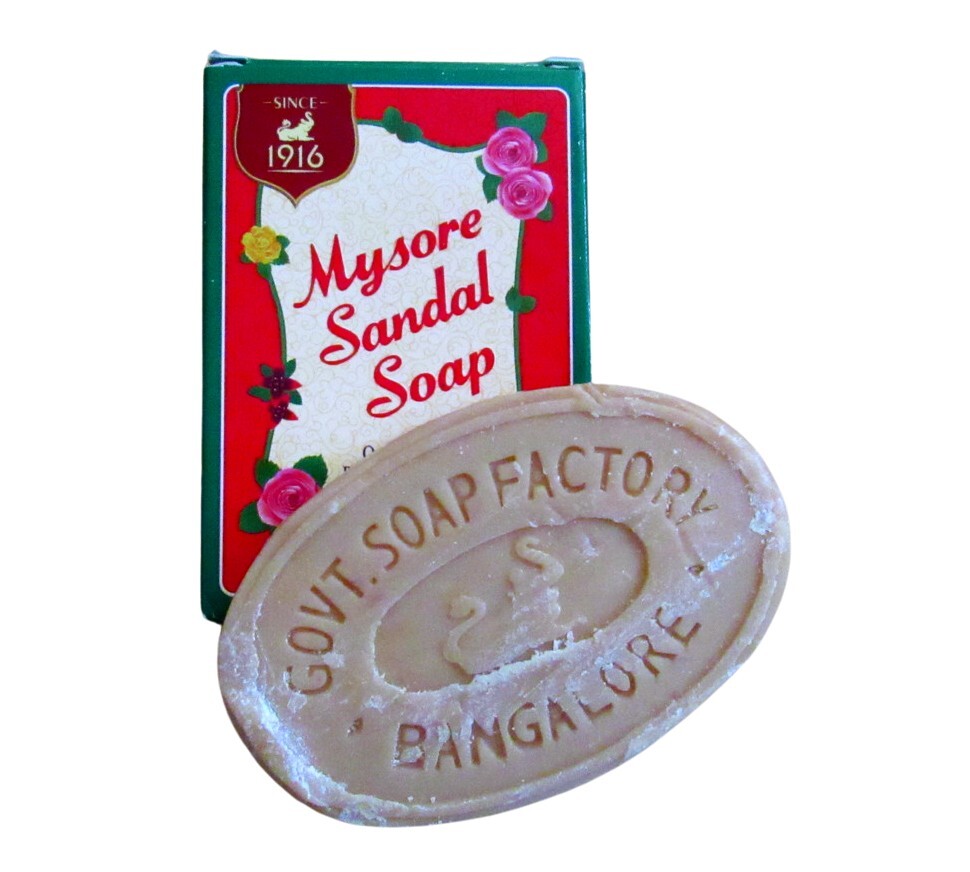 (1) One bar Mysore Sandal Soap 75g 2.65oz Sandalwood Oil Moisturizing Beauty Bar