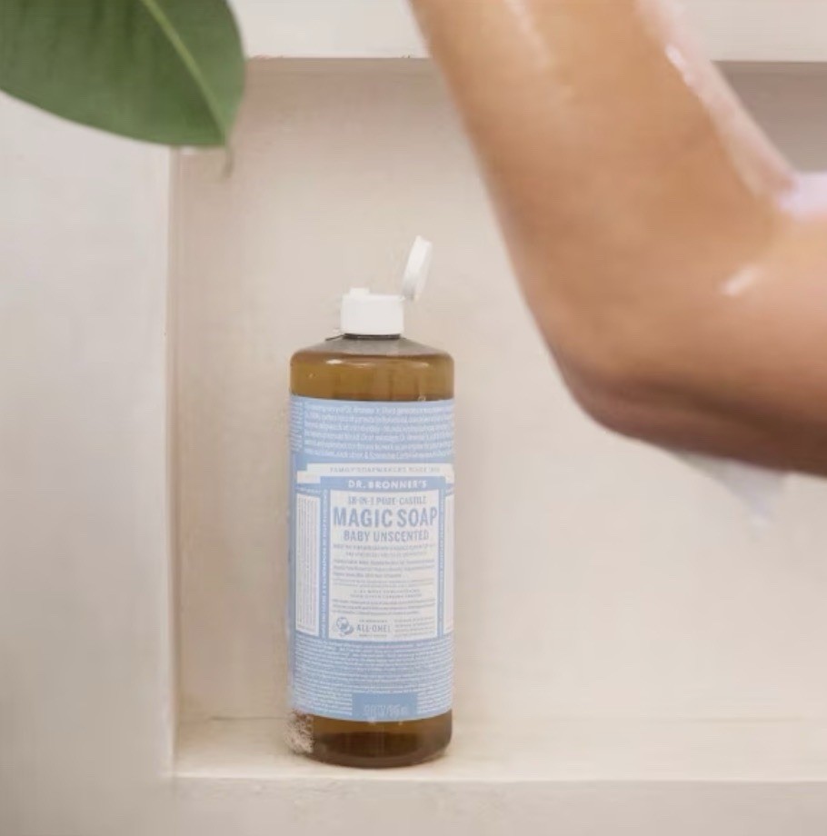 3 Pack Dr. Bronner’s 18-in-1 Pure Castile Magic Soap Baby Unscented 32 oz NEW