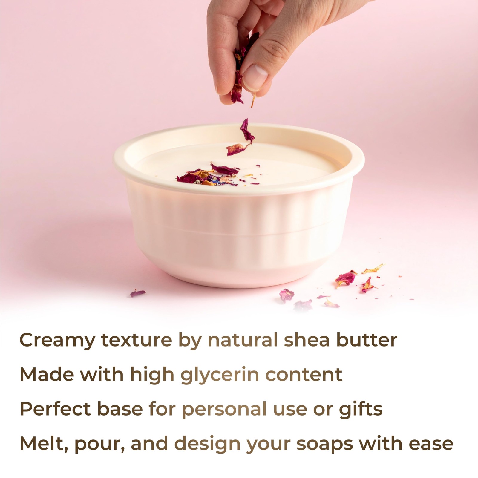 velona 2 LB – Shea Butter – Melt and Pour Soap 32 Ounce (Pack of 1), White