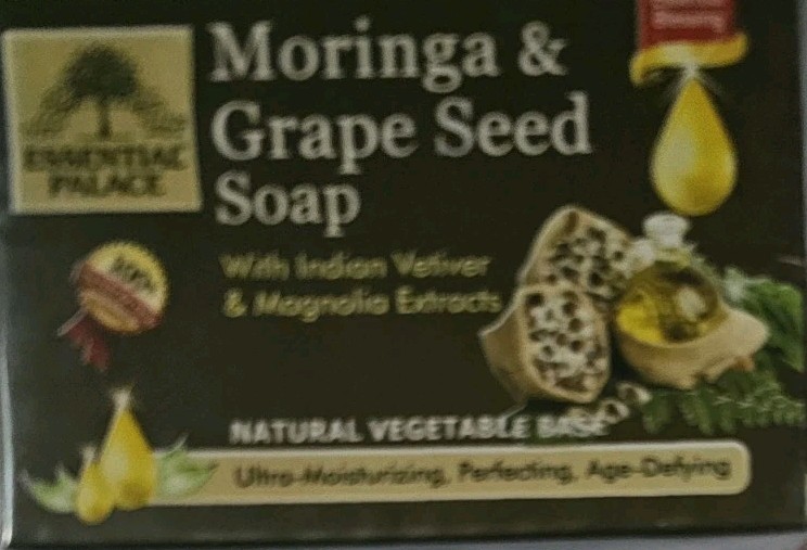 Moringa & Grape Seed Soap – 3.8 oz. – African Soaps 3 Count Essential palace