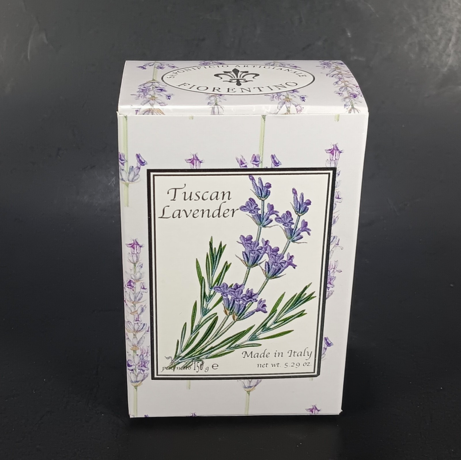Tuscan Lavender Bar Soap 5.29 oz. Italy Saponificio Artigianale Fiorentino NEW