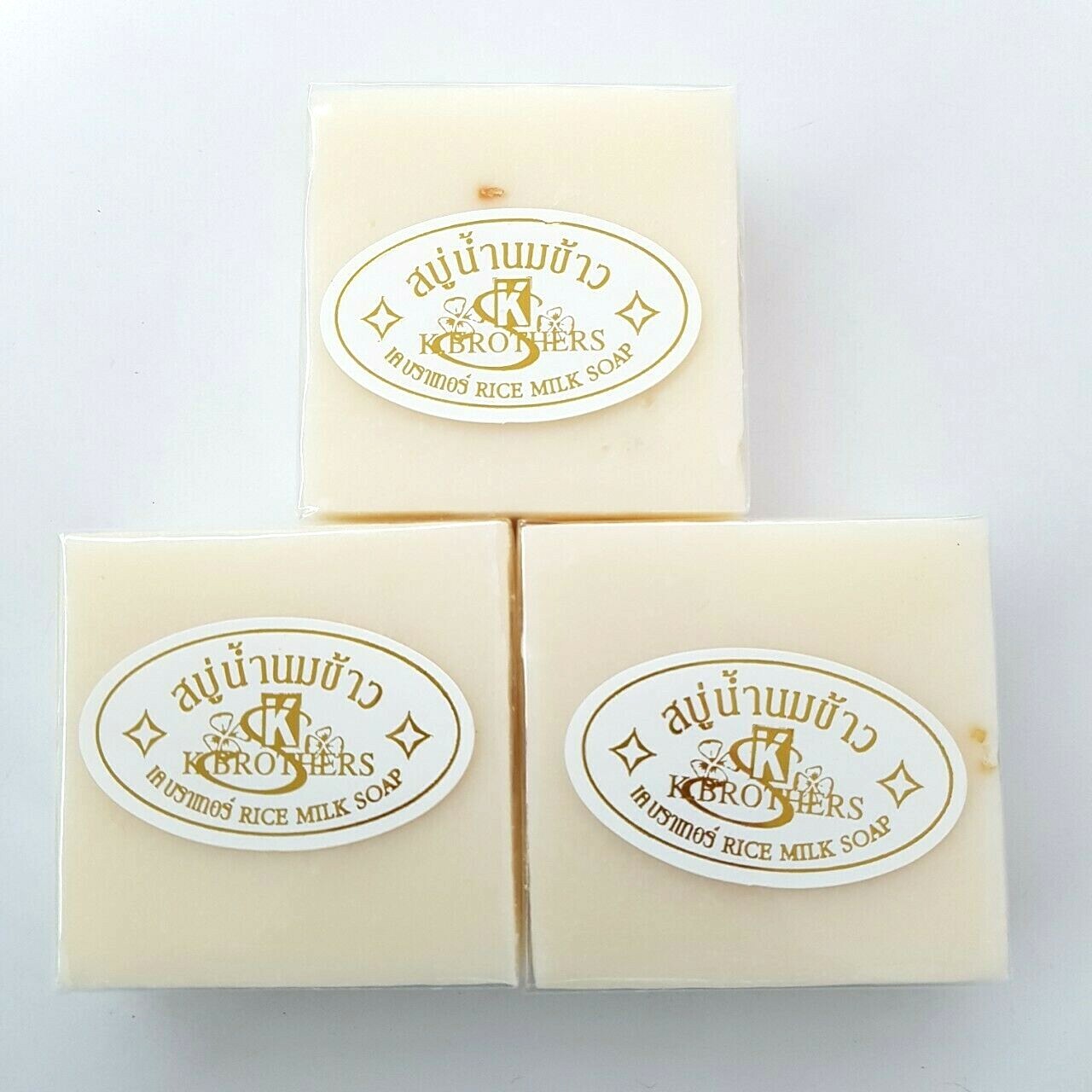 20x Thai Herbal Jasmine Rice Milk Soap Body Skin Face Whitening Collagen