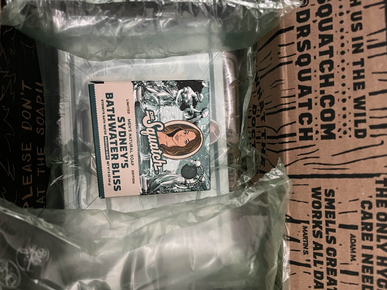 Sydney Sweeney Bathwater Bliss Soap Bar IN Hand