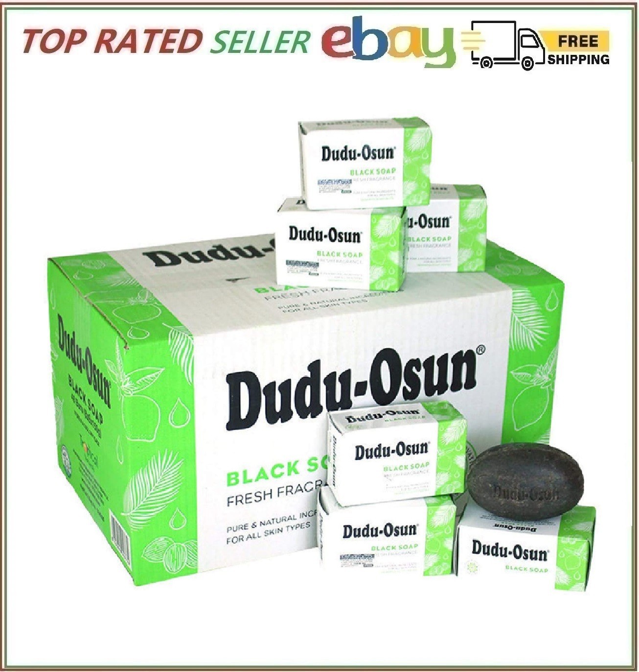 Osun African Black Soap (24 Bars)