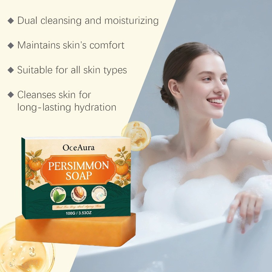 Japanese Deodorizing Persimmon Soap People Smell Odor Control for Men&Women USA