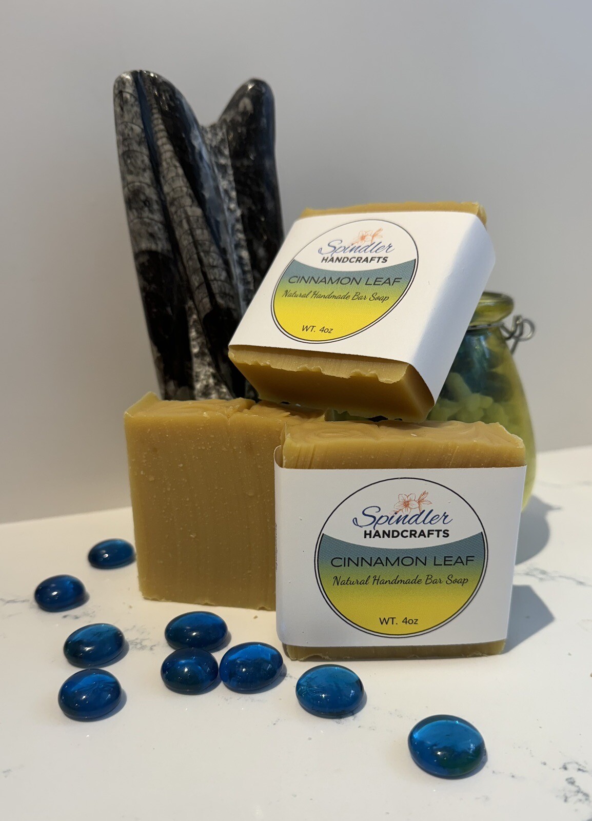 CINNAMON LEAF – Gentle Beef Tallow Handmade – Homemade Bar Soap, wt. 4oz