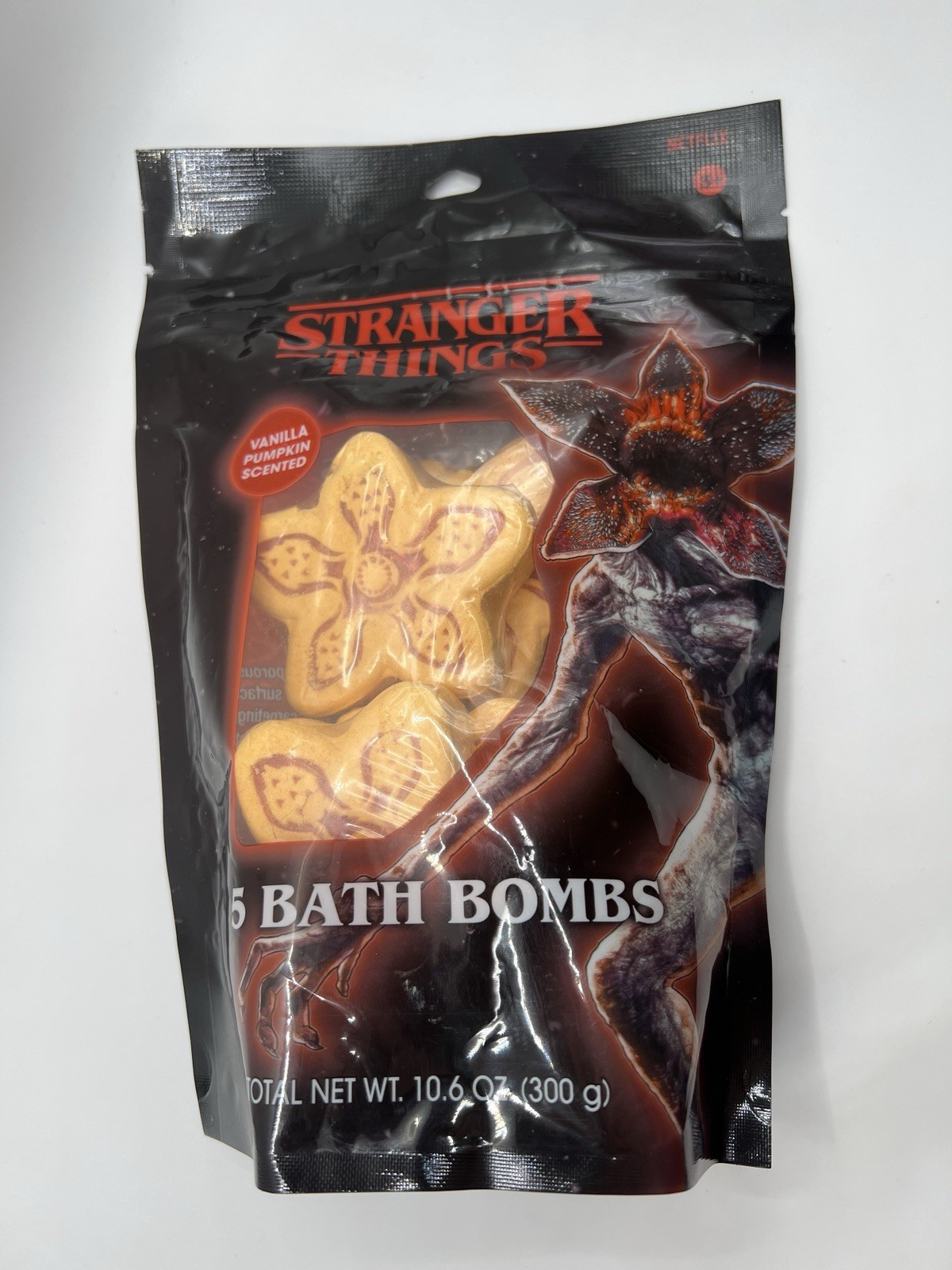 Stranger Things x Netflix VANILLA PUMPKIN Bath Bombs 5-Pack BN SEALED Sold Out