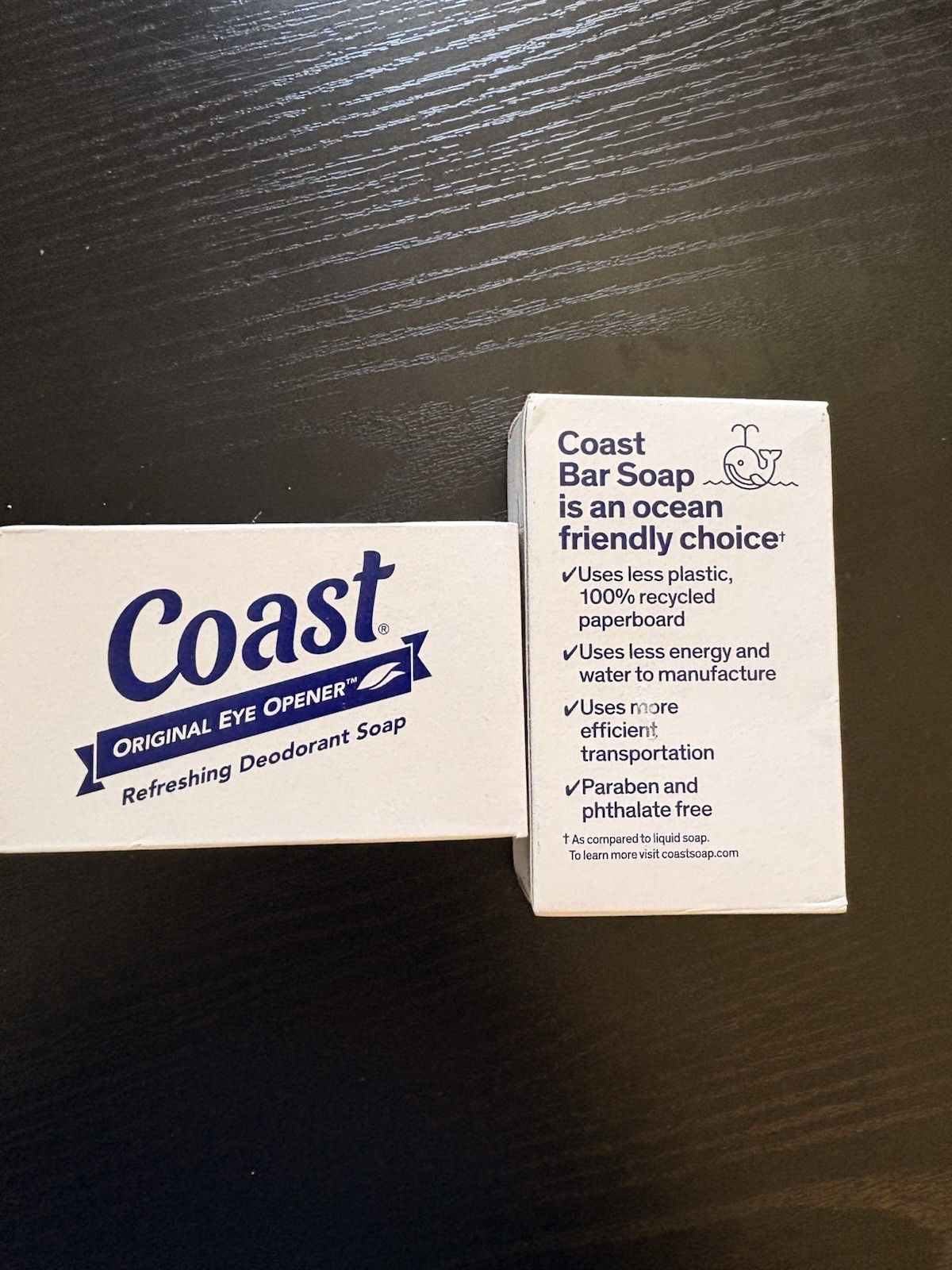 Coast Original Eye Opener Deodorant Bar Soap 2-Pack Paraben-Free 3.2 oz