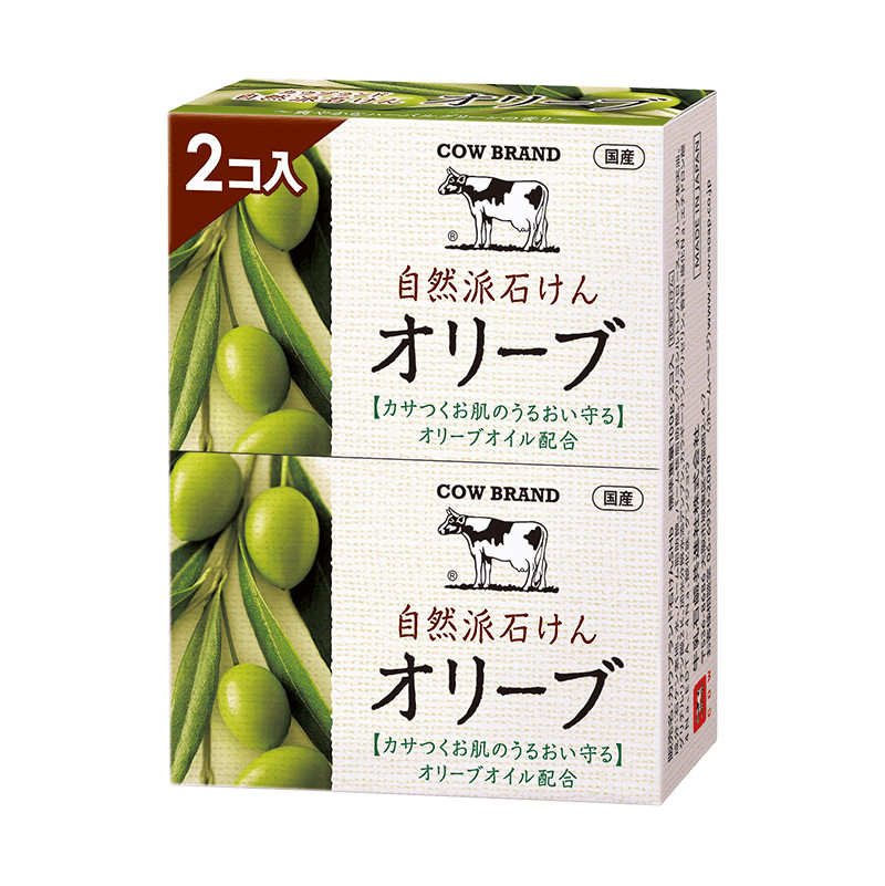 5×[100g×2] COW BRAND Natural Soap Olive Moist and Smooth Made in Japan