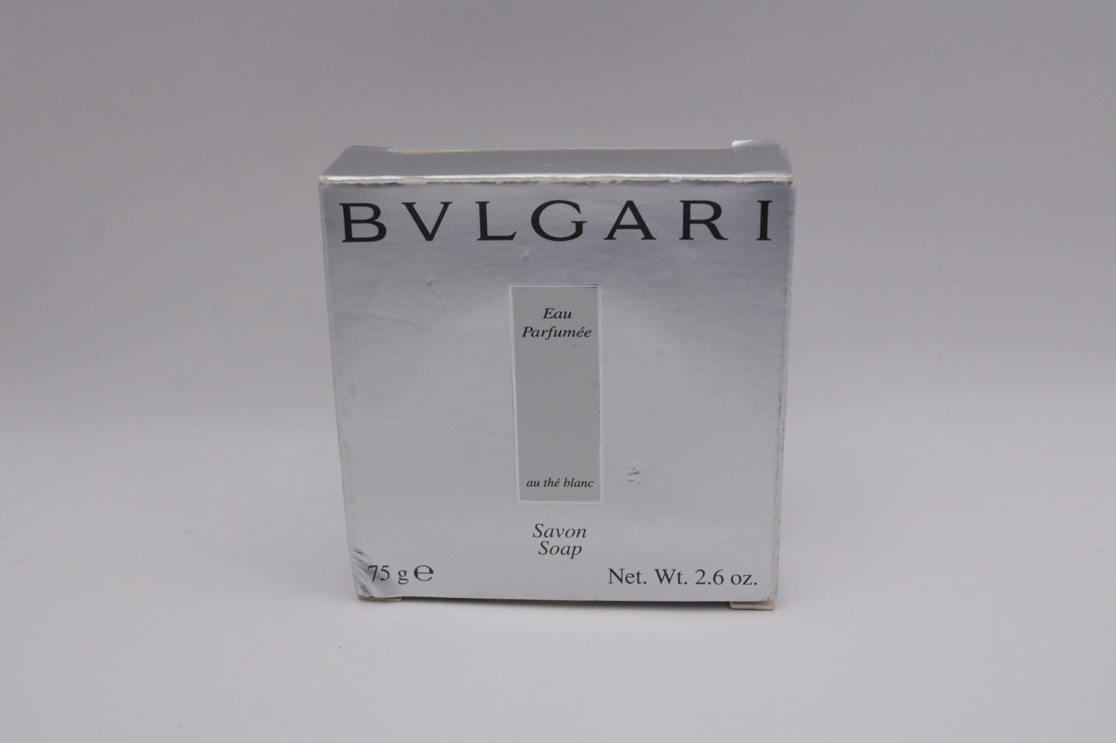 BVLGARI Eau Parfumée Au thé Blanc 50g 2.6oz Soap Bar NIB