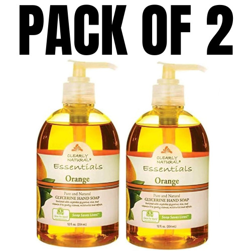 Clearly Natural Essentials Pure & Natural Glycerin Hand Soap – 12 oz (Pack of 2)