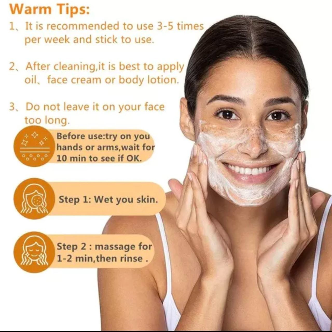 Kojic Acid & Turmeric Soap, Whitening Face & Body Soap, Anti Acne, Removes Scars