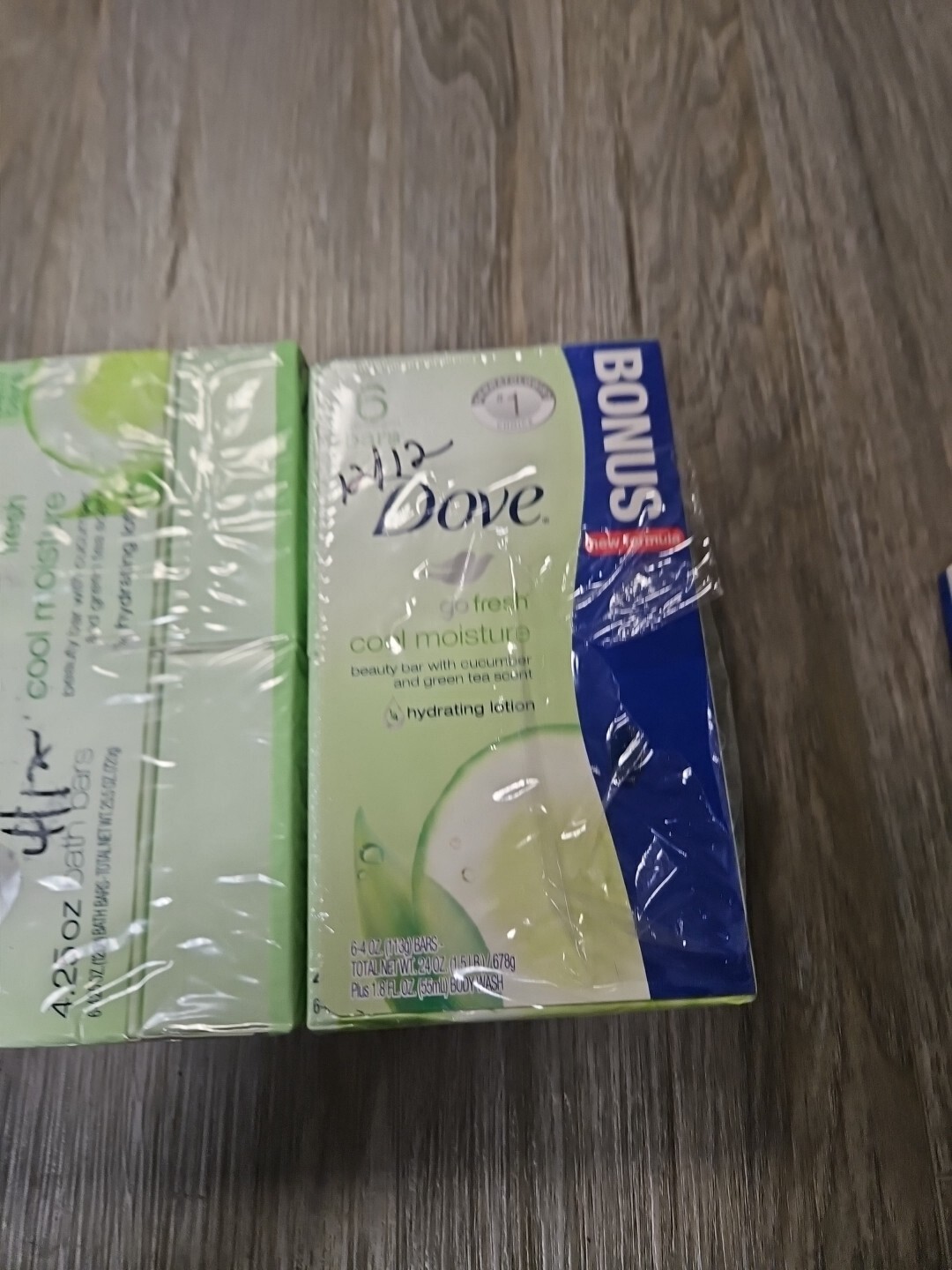 Eighteen bars of dove go fresh cool moisturizing bar soap new never used